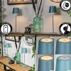 Belece Lampe de table d'extérieur, Lampe à poser LED Bleu, 1 lumière