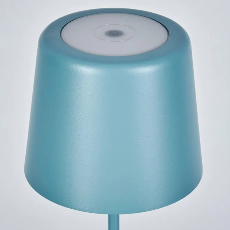 Belece Lampe de table d'extérieur, Lampe à poser LED Bleu, 1 lumière