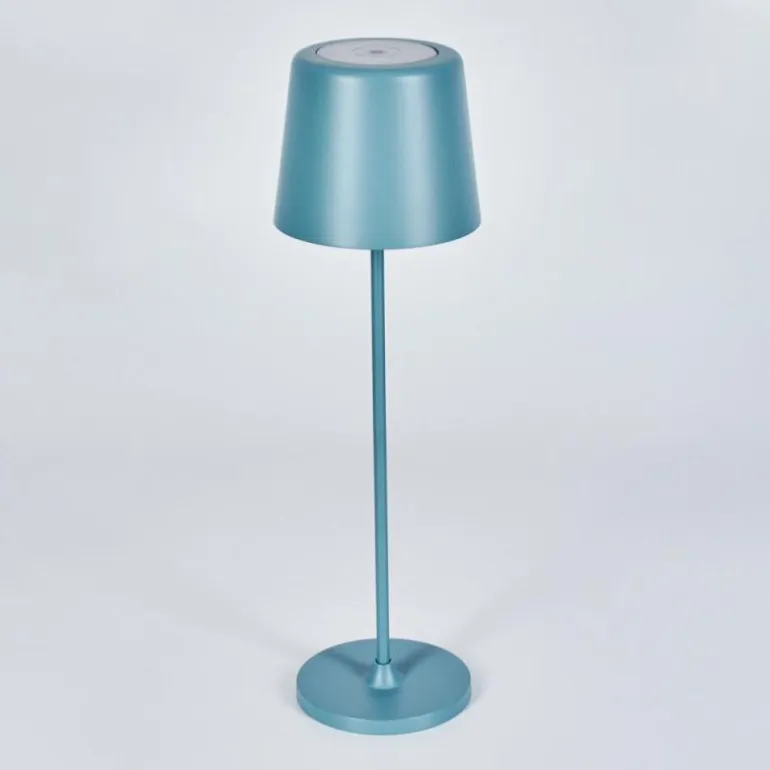 Belece Lampe de table d'extérieur, Lampe à poser LED Bleu, 1 lumière