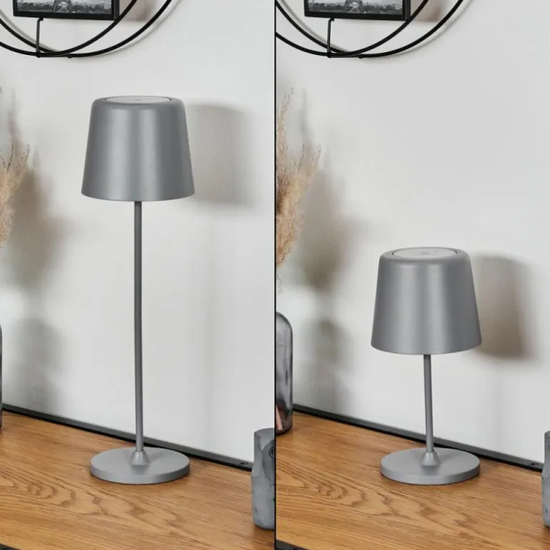 Belece Lampe de table d'extérieur, Lampe à poser LED Gris, 1 lumière