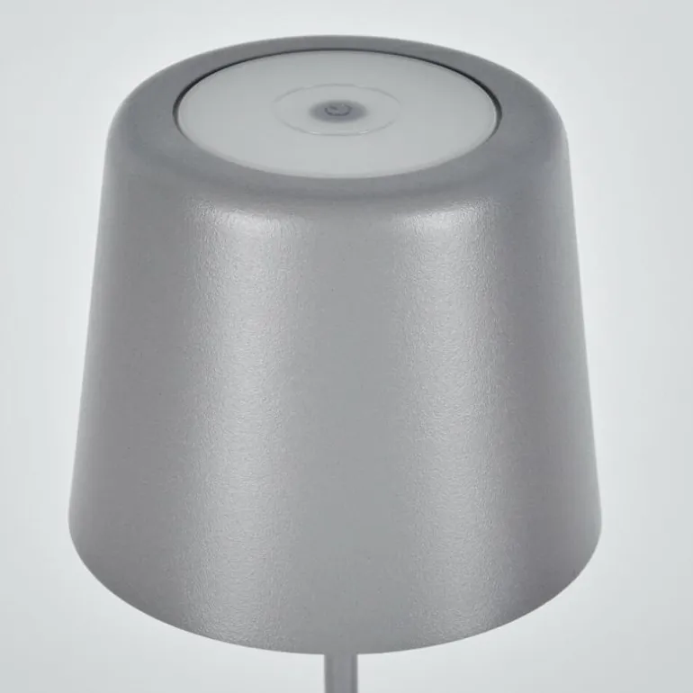 Belece Lampe de table d'extérieur, Lampe à poser LED Gris, 1 lumière