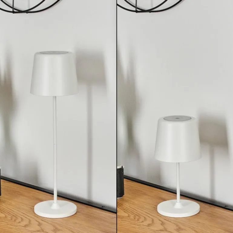 Belece Lampe de table d'extérieur, Lampe à poser LED Blanc, 1 lumière