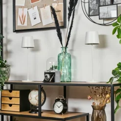 Belece Lampe de table d'extérieur, Lampe à poser LED Blanc, 1 lumière