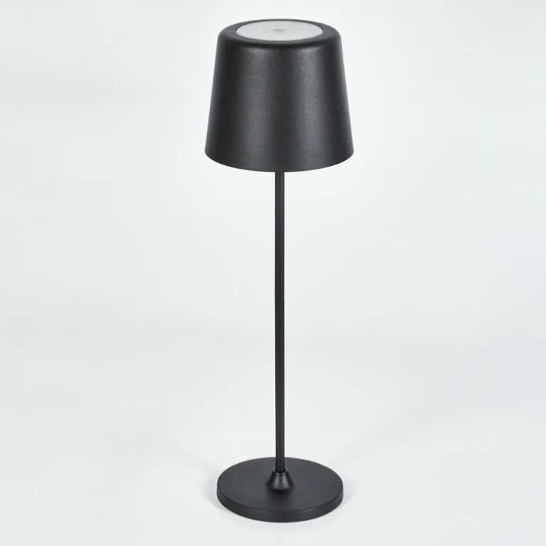 Belece Lampe de table d'extérieur, Lampe à poser LED Noir, 1 lumière