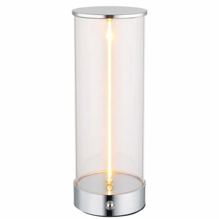 Bendy Lampe à poser Luminaires Globo Lighting LED Chrome, 1 lumière