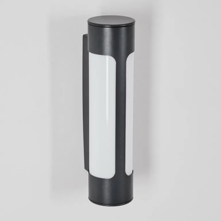 Biran Lampe murale d´extérieur, Applique murale LED Anthracite, 1 lumière