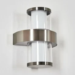 Blinneberg Luminaire extérieur, Lampe murale d´extérieur LED Nickel mat, 2 lumières