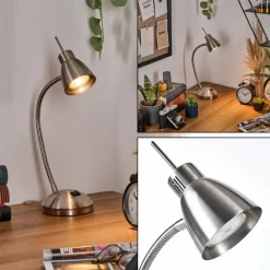 Bondorlunda Lampe de bureau, Lampe à poser Nickel mat, 1 lumière