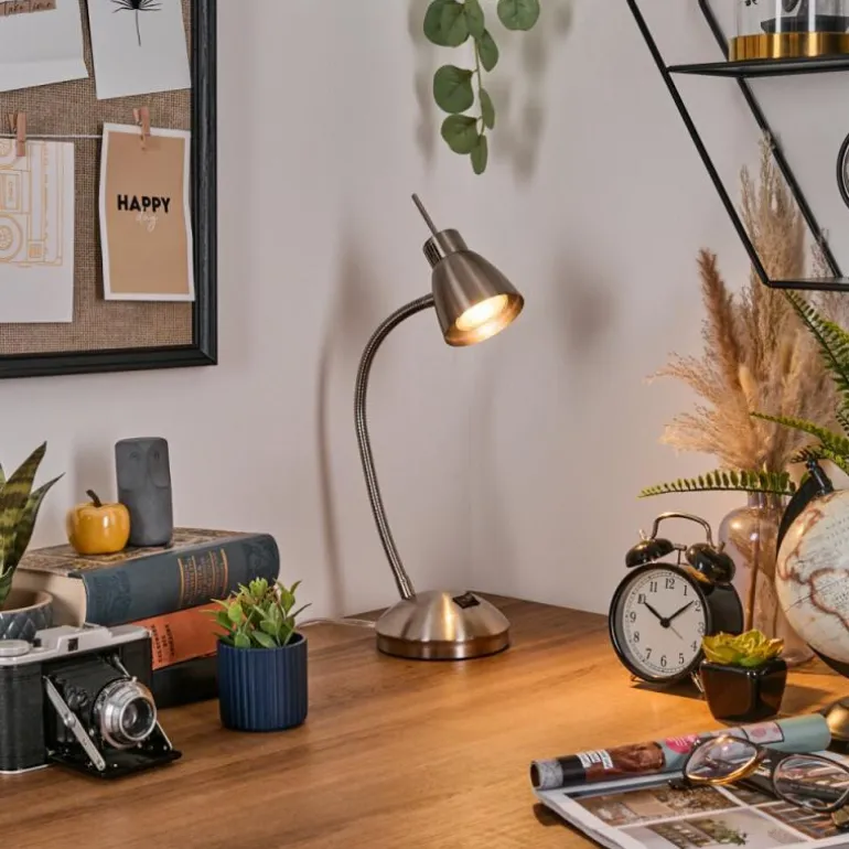 Bondorlunda Lampe de bureau, Lampe à poser Nickel mat, 1 lumière