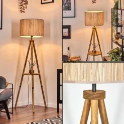 Bongal Lampadaire Écru, 1 lumière