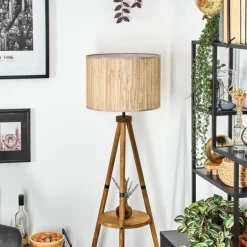 Bongal Lampadaire Écru, 1 lumière