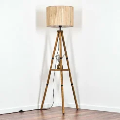 Bongal Lampadaire Écru, 1 lumière