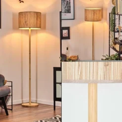 Bongal Lampadaire Écru, 1 lumière