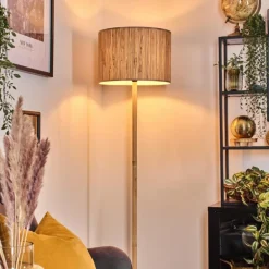 Bongal Lampadaire Écru, 1 lumière