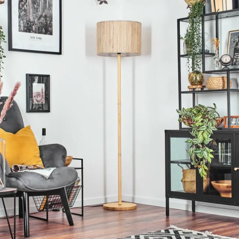 Bongal Lampadaire Écru, 1 lumière