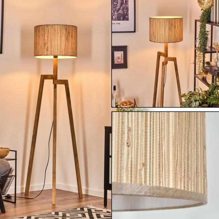 Bongal Lampadaire, Liseuse Écru, 1 lumière