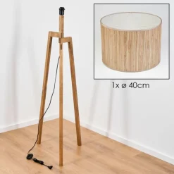Bongal Lampadaire, Liseuse Écru, 1 lumière