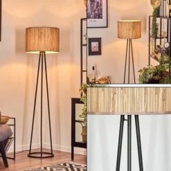 Bongal Lampadaire, Liseuse Noir, 1 lumière