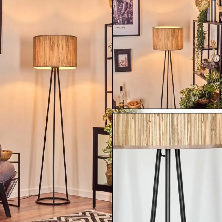 Bongal Lampadaire, Liseuse Noir, 1 lumière