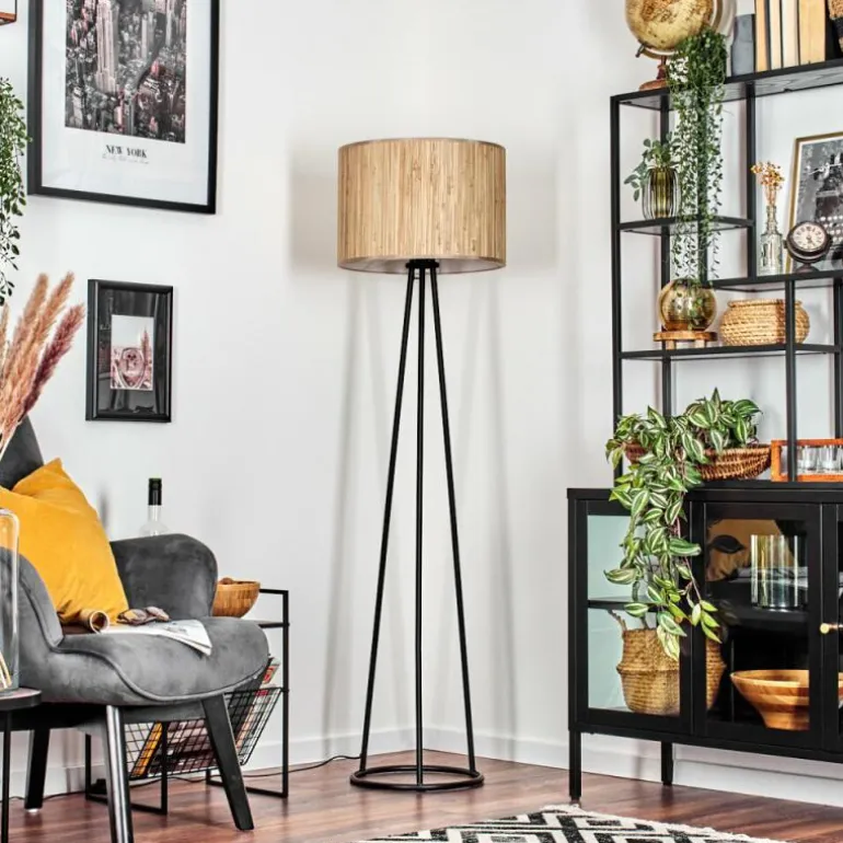 Bongal Lampadaire, Liseuse Noir, 1 lumière