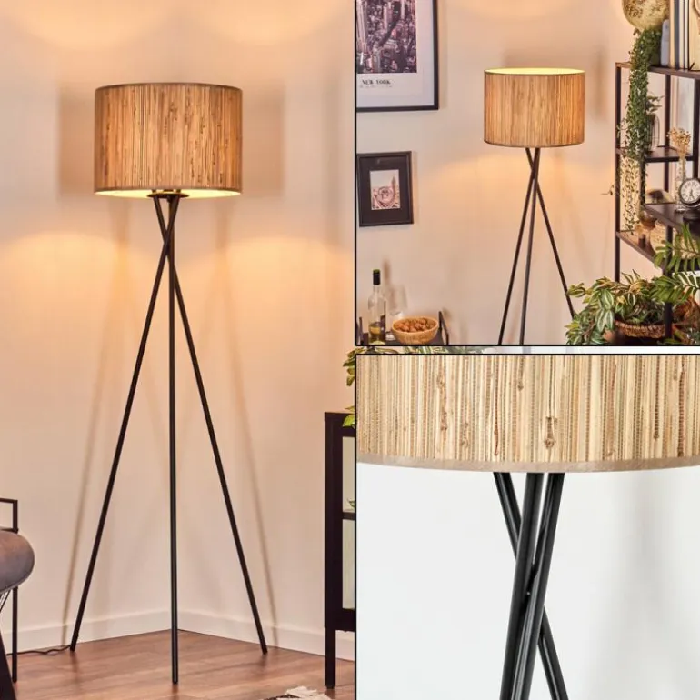Bongal Lampadaire Noir, 1 lumière