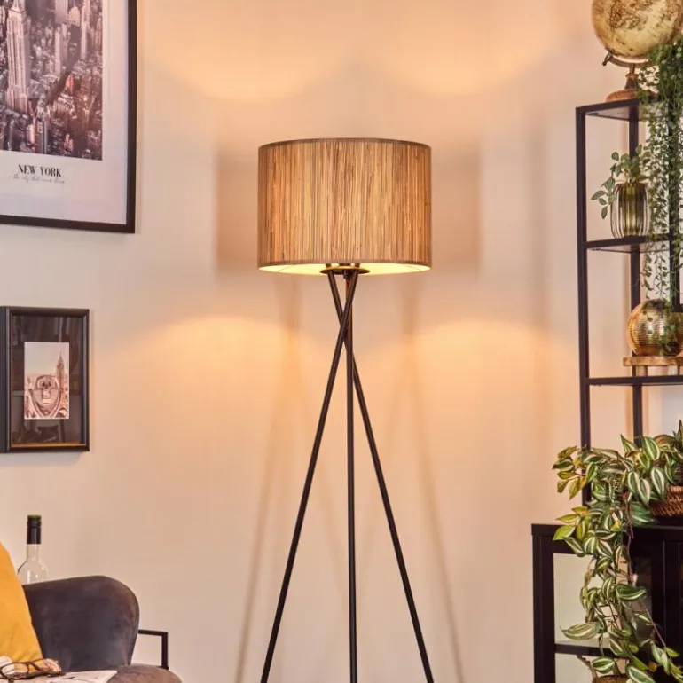 Bongal Lampadaire Noir, 1 lumière