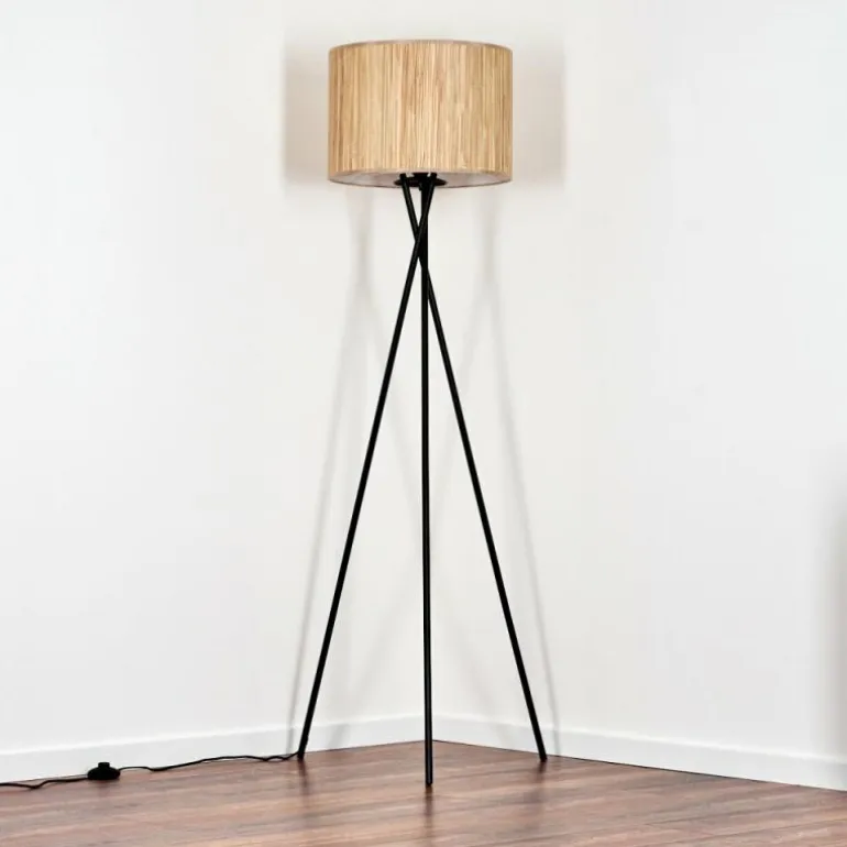 Bongal Lampadaire Noir, 1 lumière