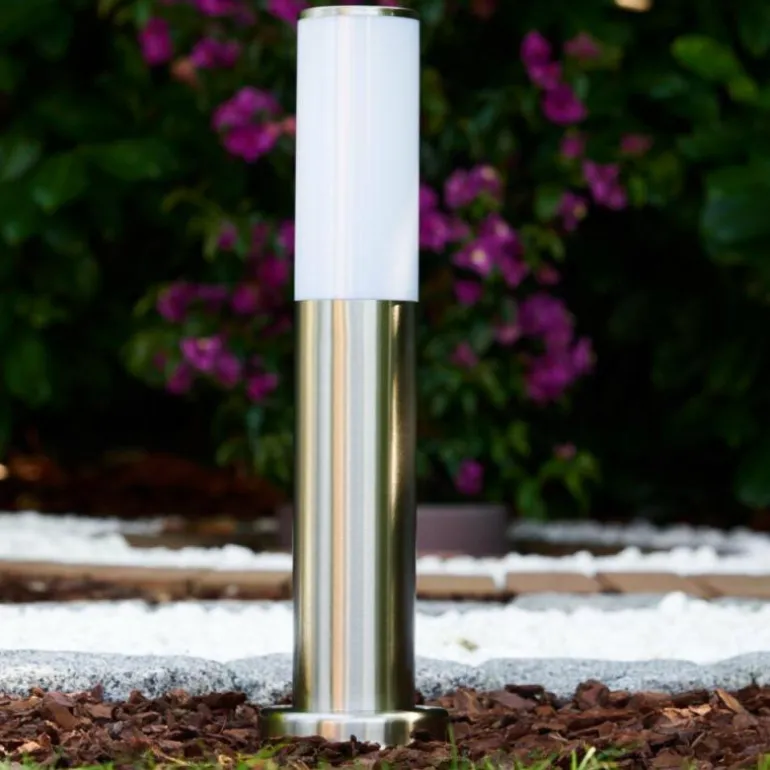 Borne d'éclairage Caserta Acier inoxydable, 1 lumière
