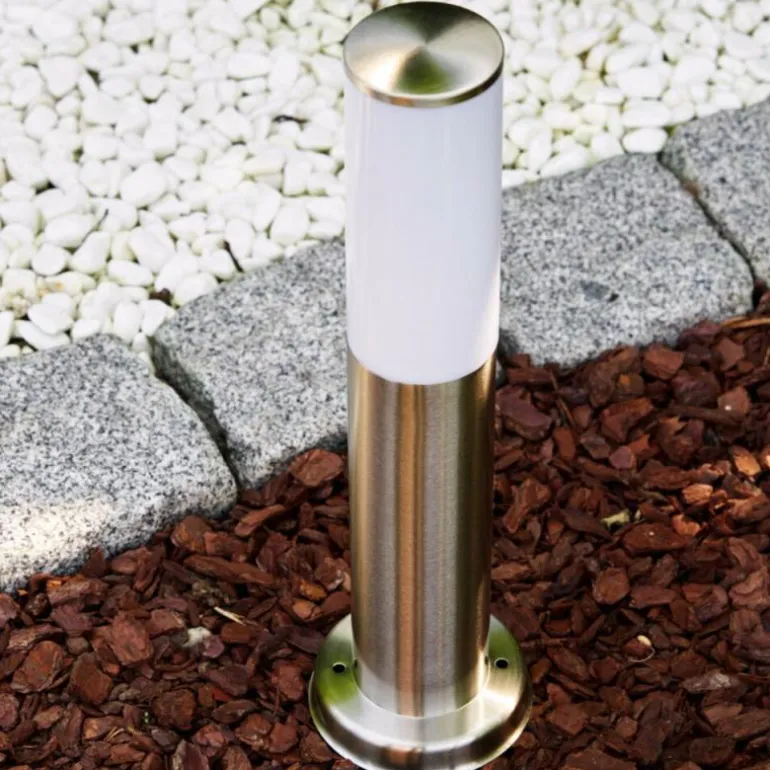 Borne d'éclairage Caserta Acier inoxydable, 1 lumière
