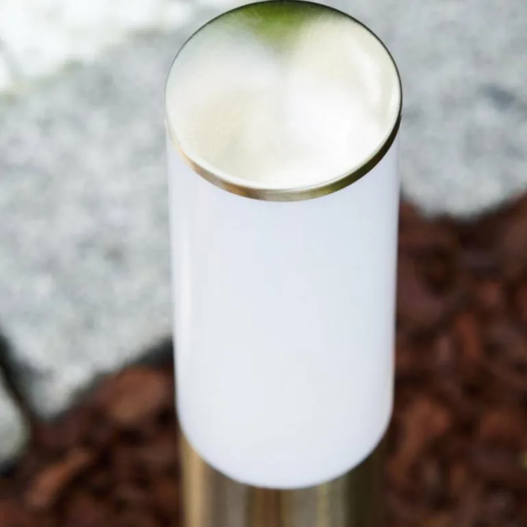 Borne d'éclairage Caserta Acier inoxydable, 1 lumière