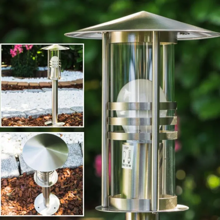 Borne d'éclairage Fushun Acier inoxydable, 1 lumière
