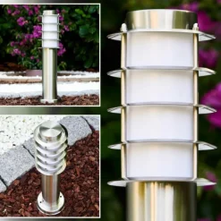 Borne d'éclairage Tunes Acier inoxydable, 1 lumière