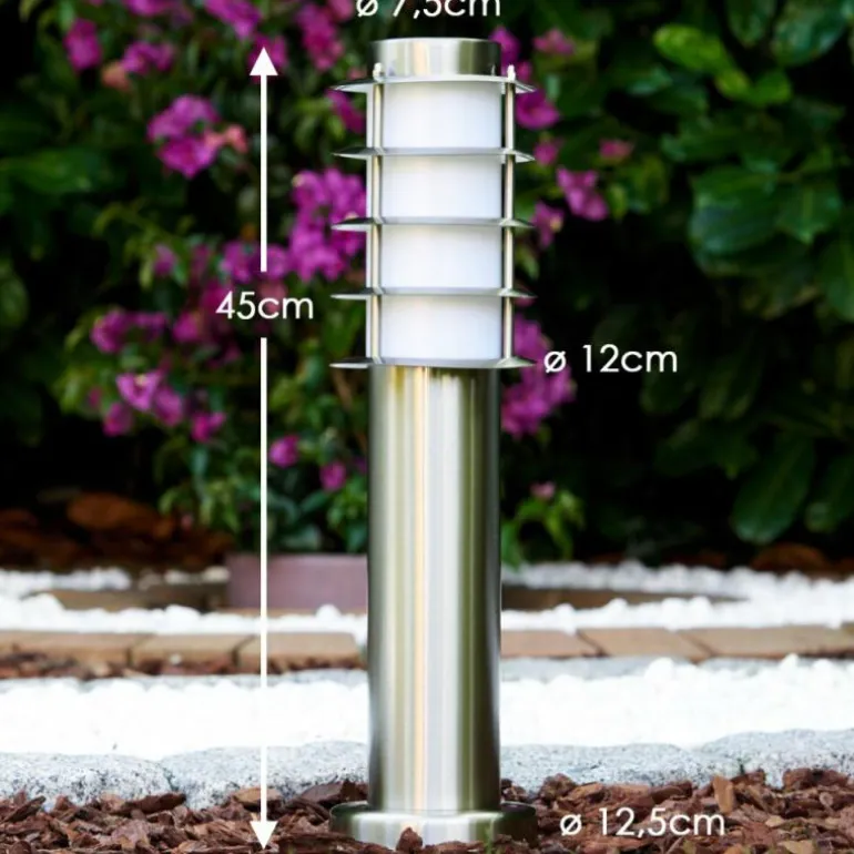 Borne d'éclairage Tunes Acier inoxydable, 1 lumière