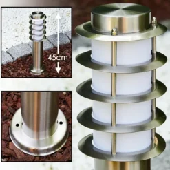 Borne d'éclairage Tunes Acier inoxydable, 1 lumière