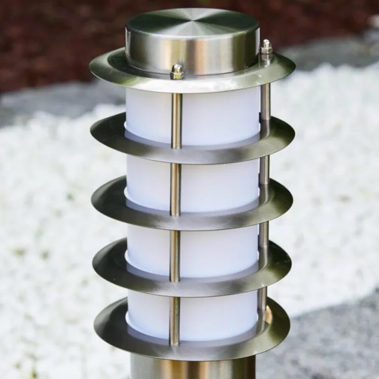 Borne d'éclairage Tunes Acier inoxydable, 1 lumière