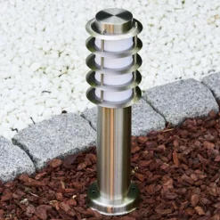 Borne d'éclairage Tunes Acier inoxydable, 1 lumière