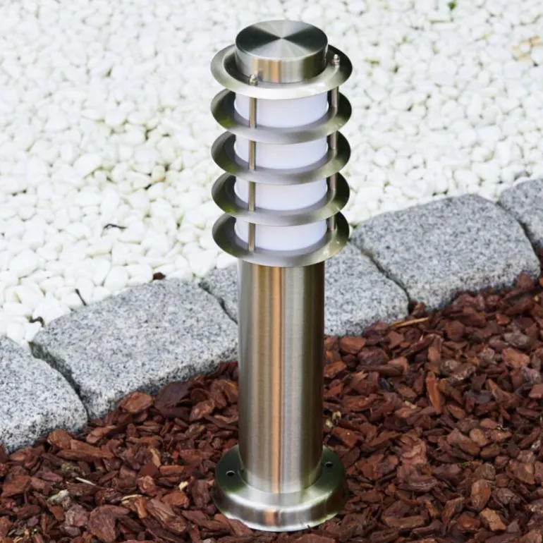 Borne d'éclairage Tunes Acier inoxydable, 1 lumière