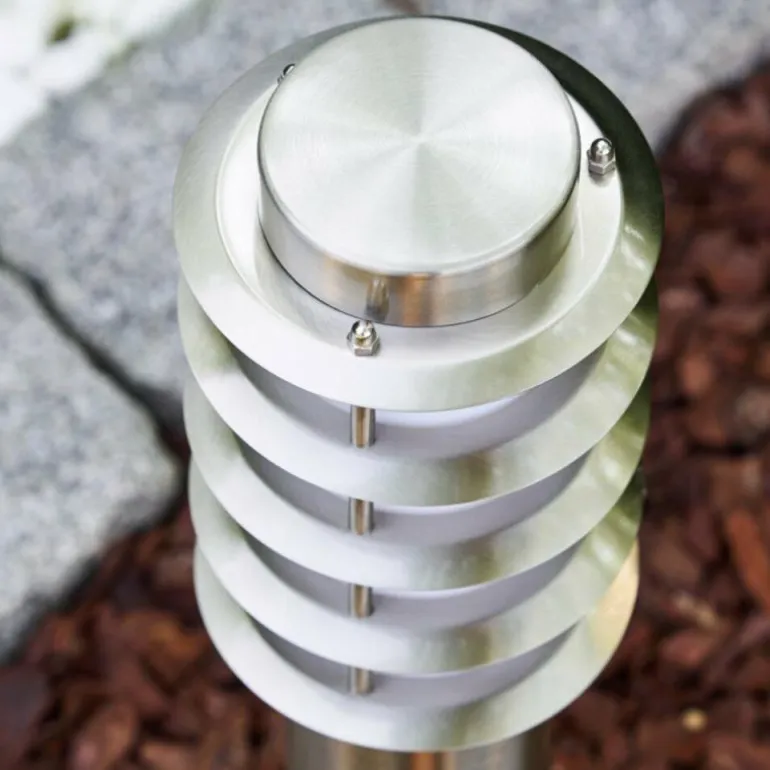 Borne d'éclairage Tunes Acier inoxydable, 1 lumière