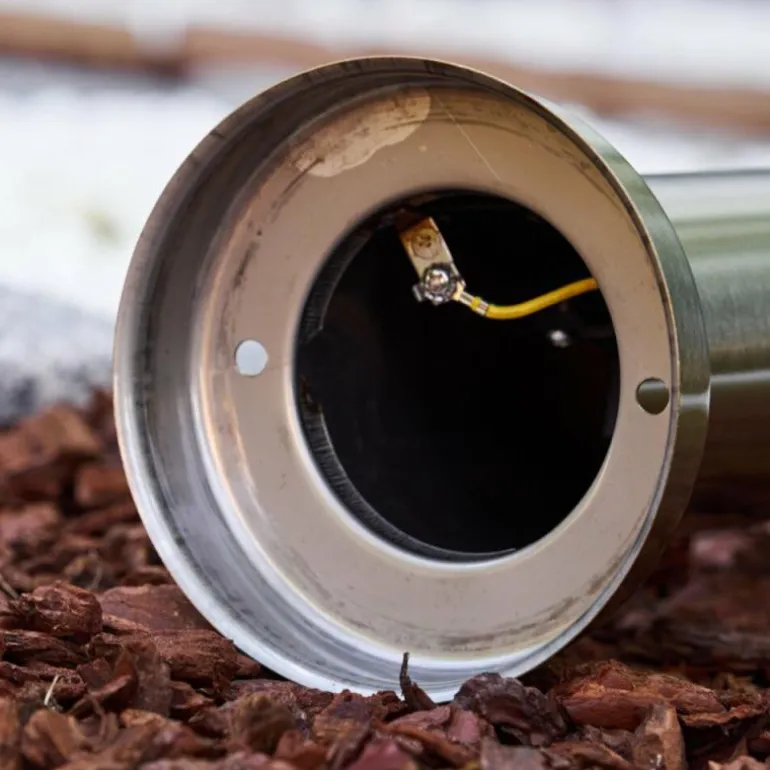 Borne d'éclairage Tunes Acier inoxydable, 1 lumière