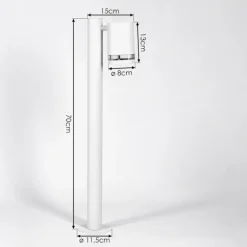 Borne lumineuse Amyton Blanc, 1 lumière