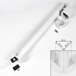 Borne lumineuse Amyton Blanc, 1 lumière
