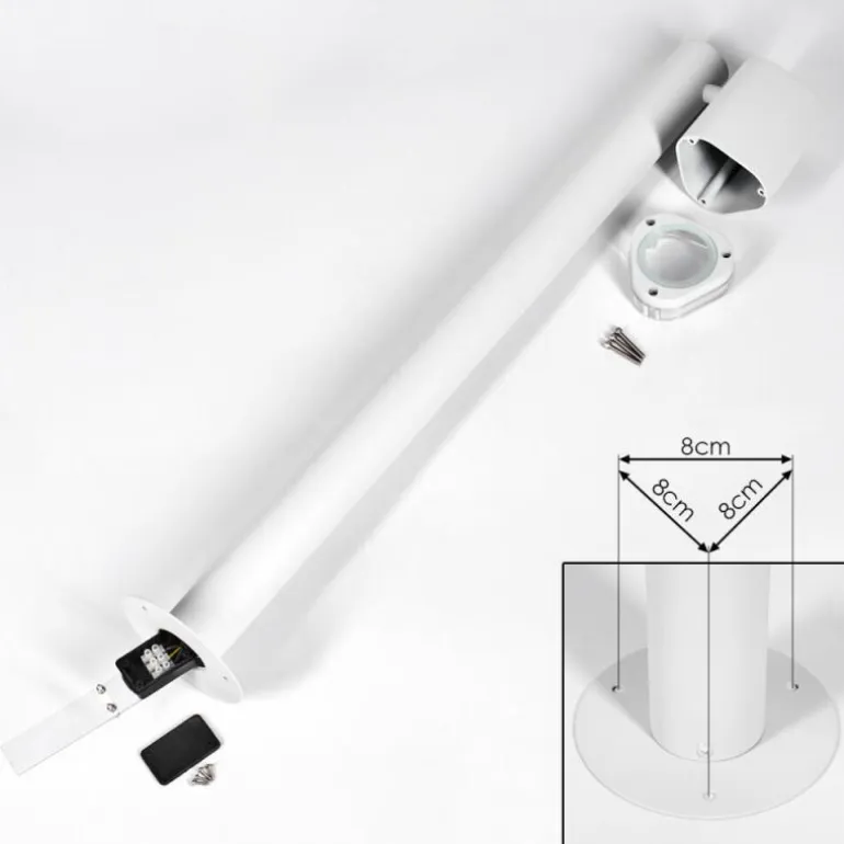 Borne lumineuse Amyton Blanc, 1 lumière