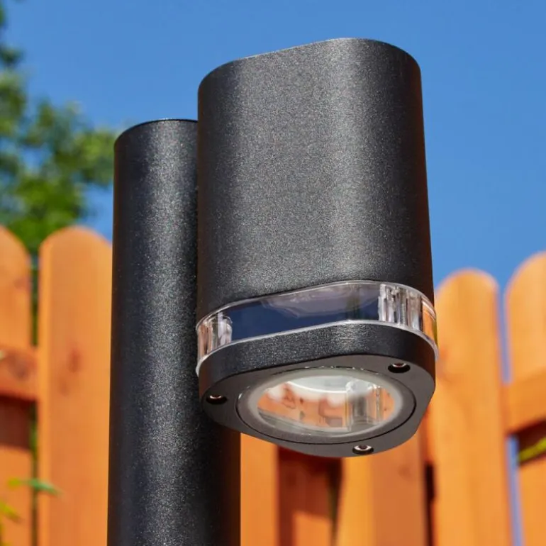 Borne lumineuse Amyton Noir, 1 lumière