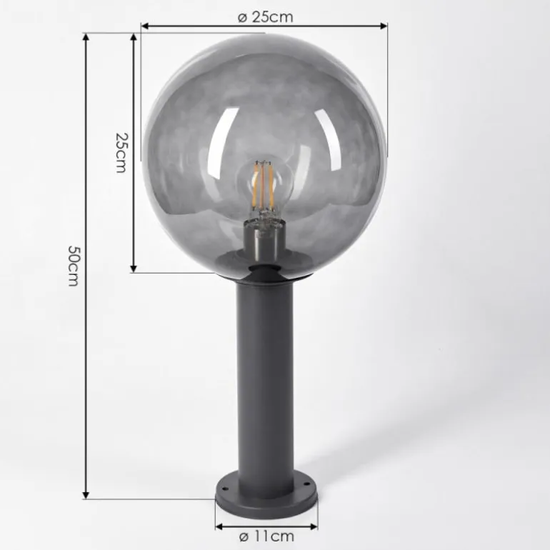 Borne lumineuse Bostarenga Anthracite, 1 lumière