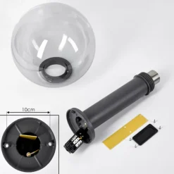 Borne lumineuse Bostarenga Anthracite, 1 lumière
