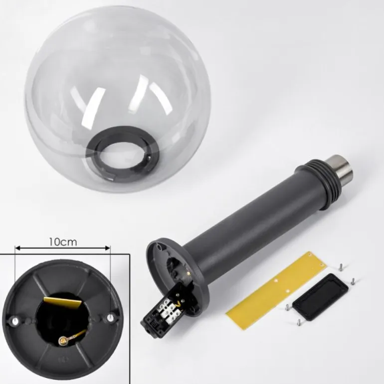 Borne lumineuse Bostarenga Anthracite, 1 lumière