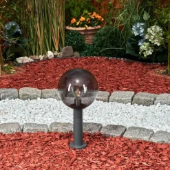 Borne lumineuse Bostarenga Anthracite, 1 lumière