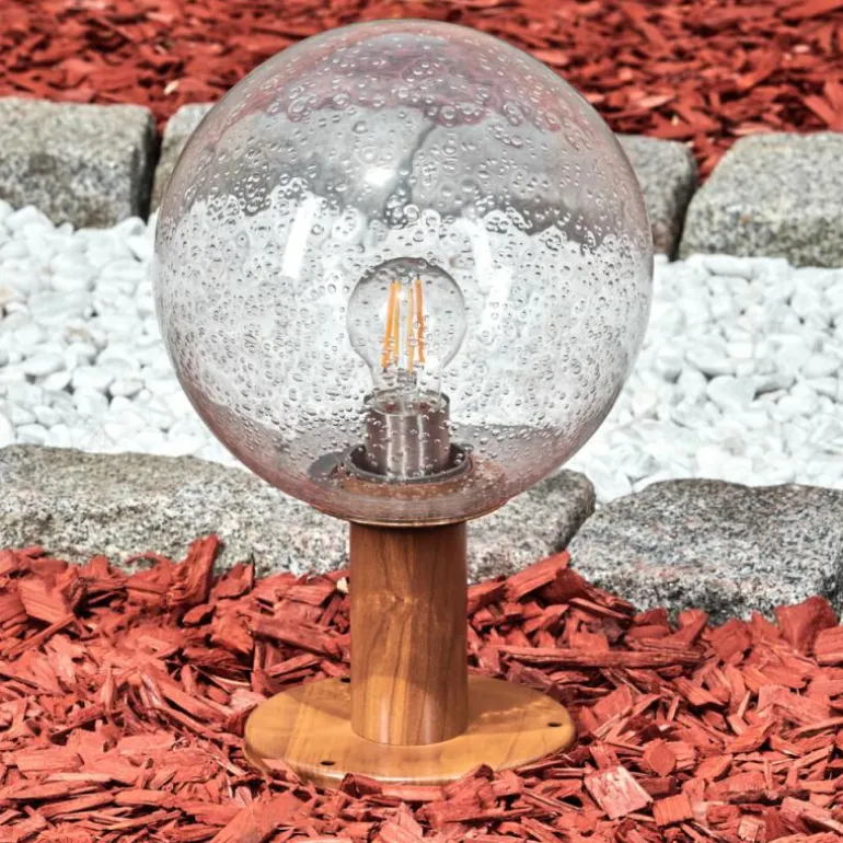 Borne lumineuse Bubodefo Brun, Couleur bois, 1 lumière