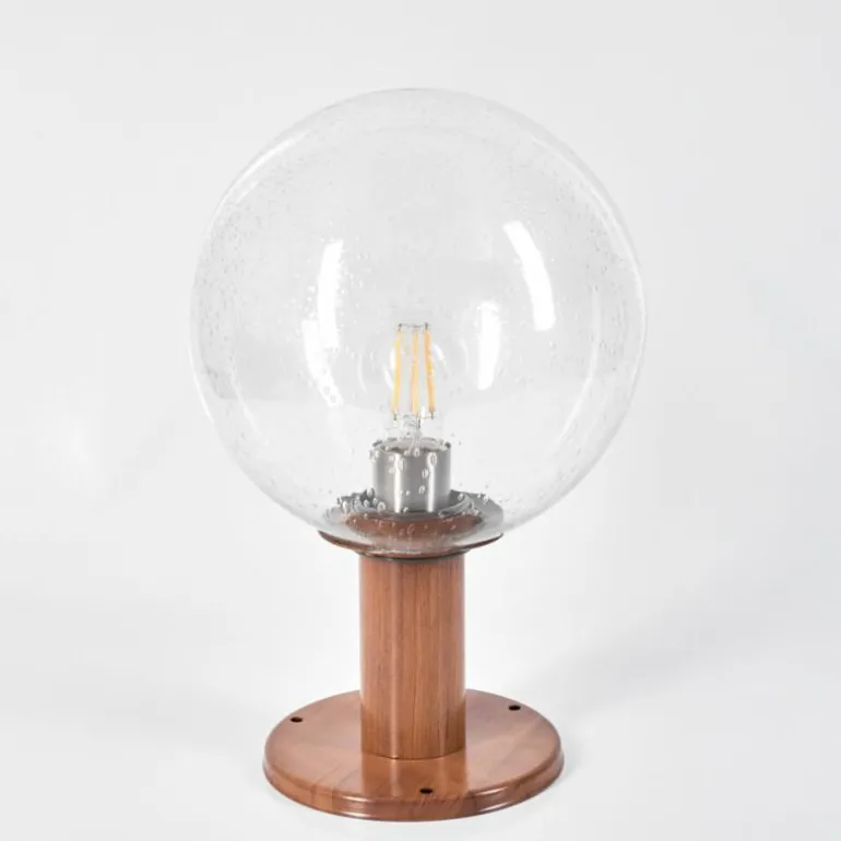 Borne lumineuse Bubodefo Brun, Couleur bois, 1 lumière