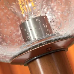 Borne lumineuse Bubodefo Brun, Couleur bois, 1 lumière